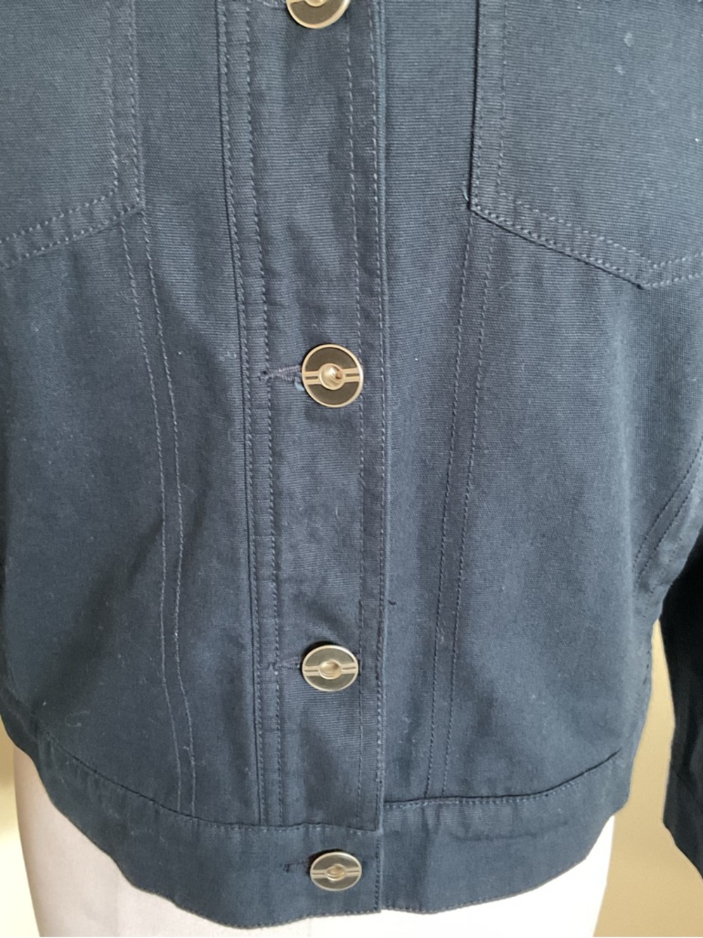 Hurley Women’s Trouper Sherpa-Lined Canvas Jacket Obsidian Extra Small XS - Picture 4 of 11